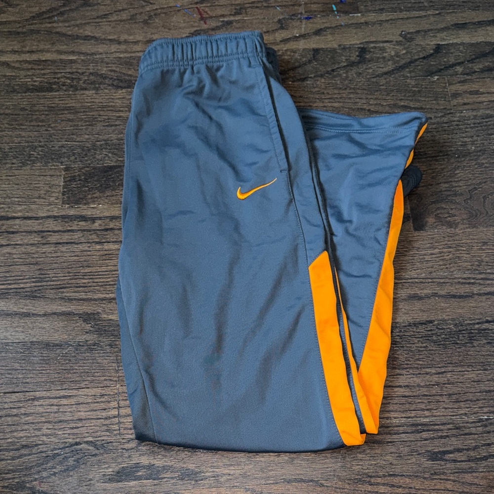 Nike Kids Charcoal and Orange Joggers